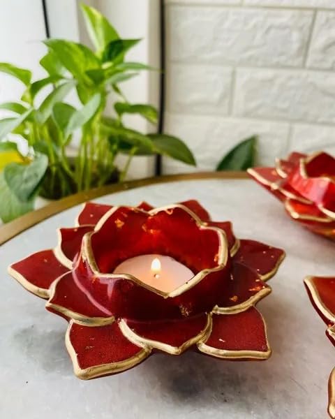 Handcrafted  diwali decor candle Stand