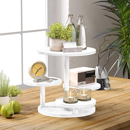 4 Tier Cupcake Stand, Cupcake Tower Stand Cupcakes, Coasters Set of 4 Free, Wooden Dessert Display for Party, Wedding, Birthday, Perfect for Cupcake Stand Wood and Tiered Cake Stand Enthusiasts