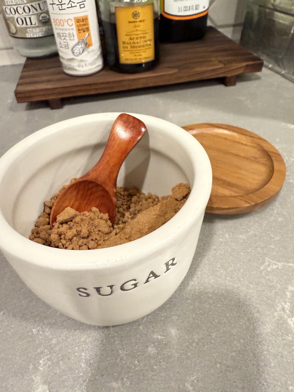 6 pcs Small Wooden Spoons, 4inch Small Wooden Spoons for Honey, Brown Mini Wood Teaspoons for Tiny Eating Ice Cream Jars Spice Condiments Tea Bath Salt Coffee Sugar Jam Mustard Seasoning