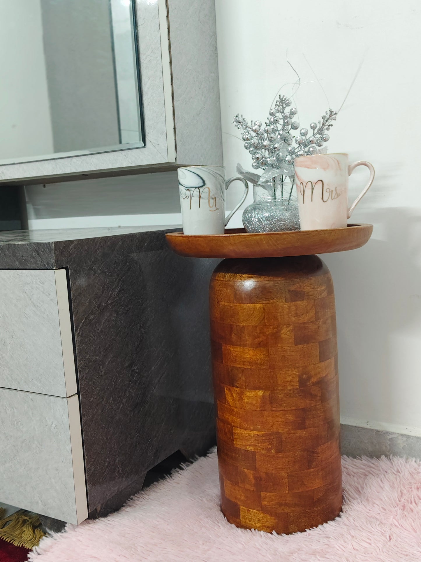 Elegant Your Living Space Decorative & Used Full Accent Table For Home & Living Spaces Decor Pedestal Design Table