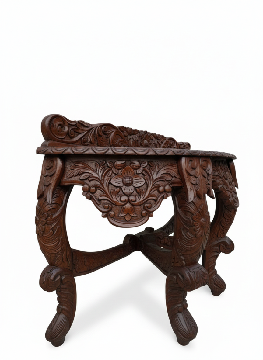 Wooden Handcraved Console Table